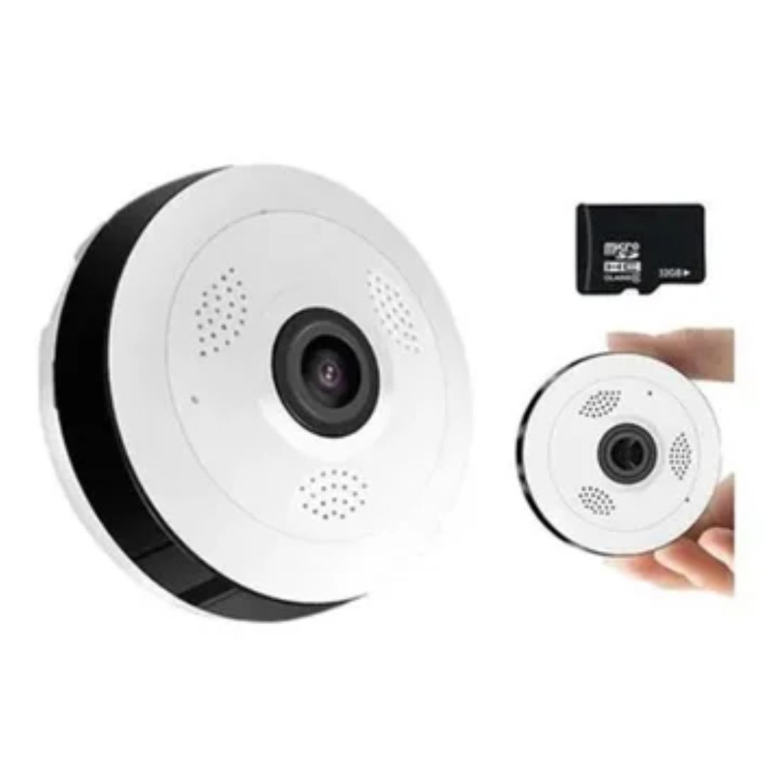 Miniatura 4 de Camara  v380 Grande Lente Ojo de pez